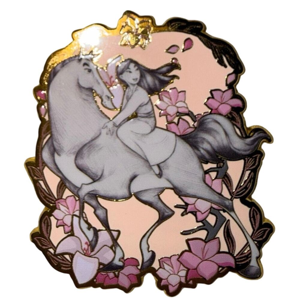 Disney Princess Horses Blind Box Enamel Pin - Mulan & Khan BoxLunch Exclusive